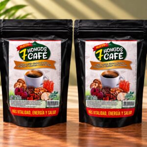 7 Hongos Café — 2 Bolsas (60 días)
