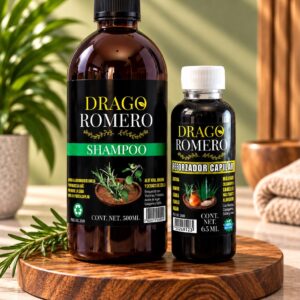 Drago Romero — 1 Shampoo + 1 Reforzador (30 días)