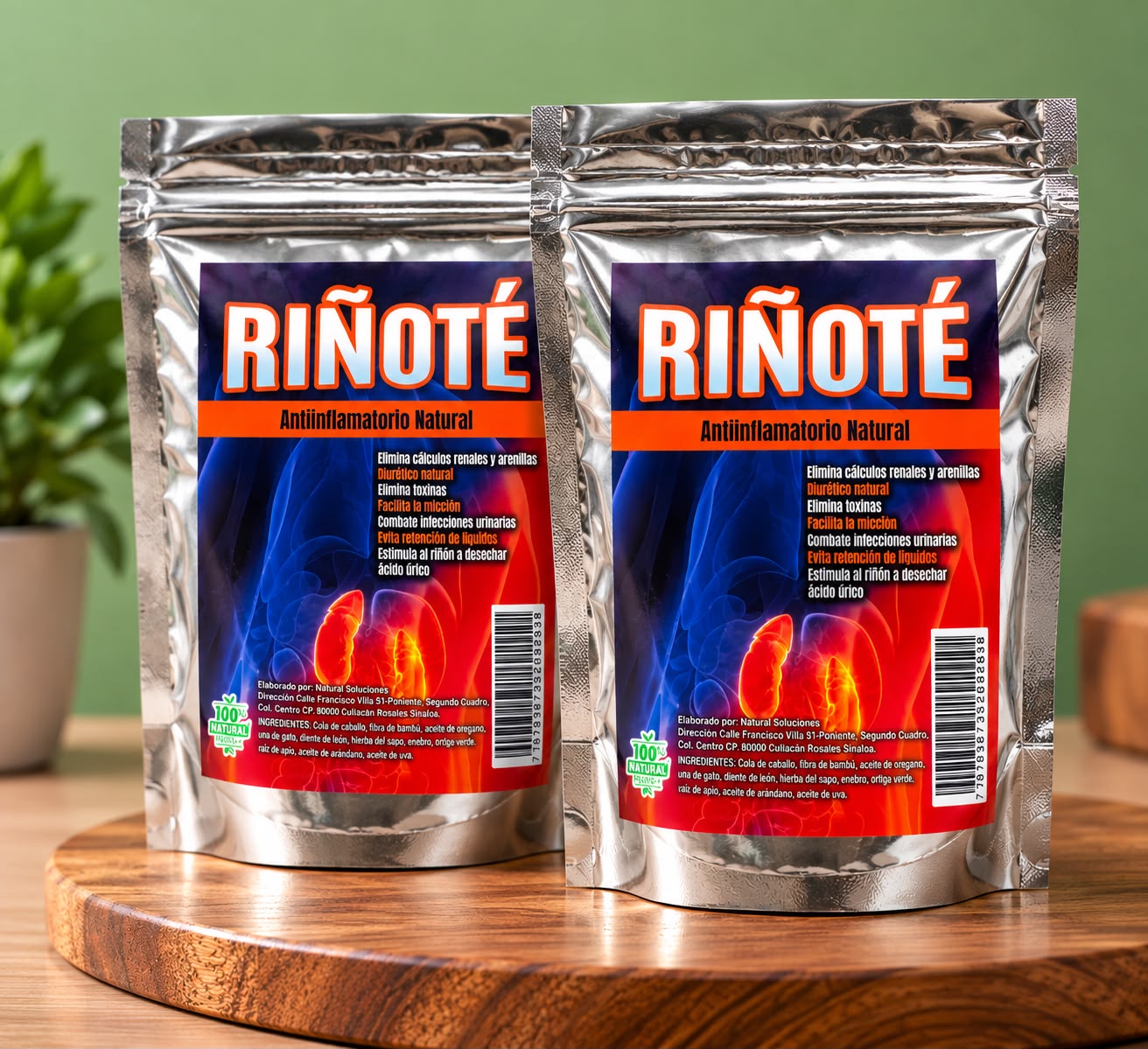 RiñoTé — 2 Bolsas (60 días)