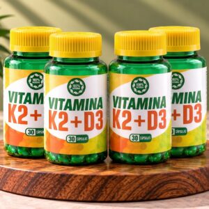 Vitamina K2+D3 — 4 Frascos (120 días)